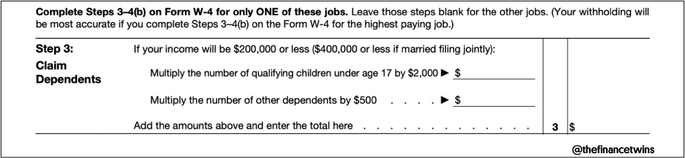2020 W4 FORM STEP 3